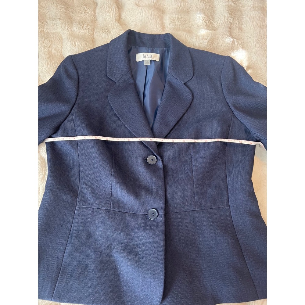 NWT Le Suit Classic Navy Blazer - Picture 7 of 8